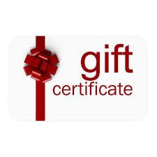 Gift Certificates - BrilliantK9 -      -                                                                             