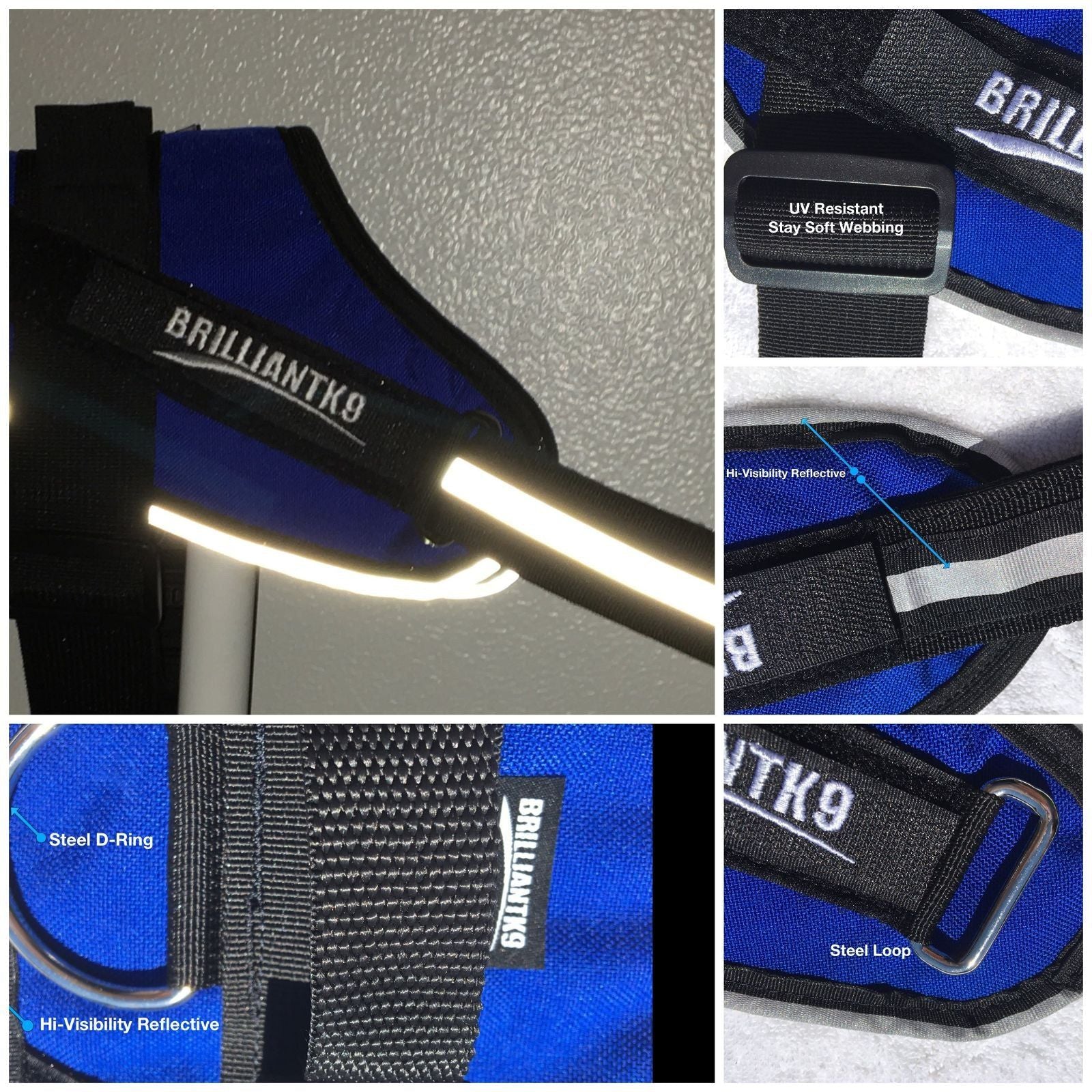 BrilliantK9 Ergonomic Dog Harness Medium - BrilliantK9 -      -                                         BrilliantK9                                    