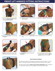 Front Dog Lift Harness Fitting Instructions