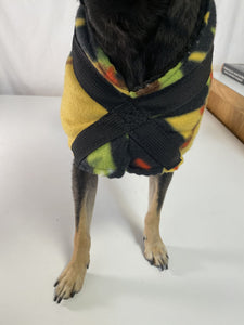 front of a small Fleece Coat Harness