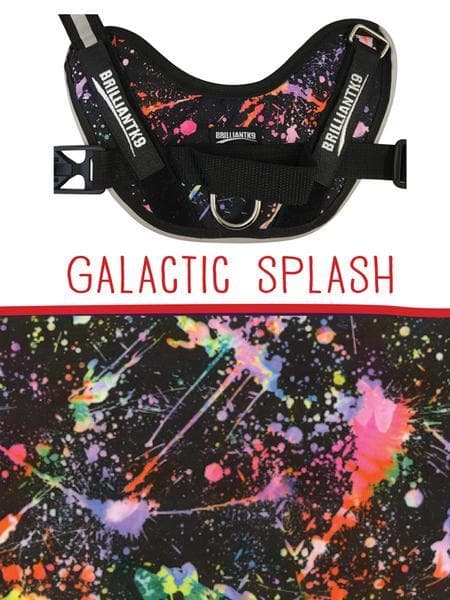 Lucy Toy Service Dog Vest in Galactic Splash