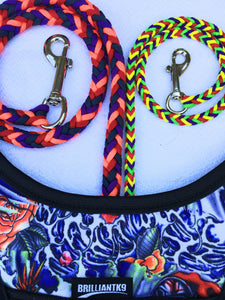  colorful Paracord Leashes