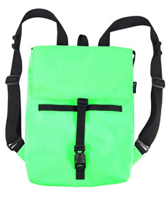 lime green Custom Embroidered Backpack 