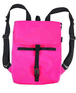 bright pink Custom Embroidered Backpack 