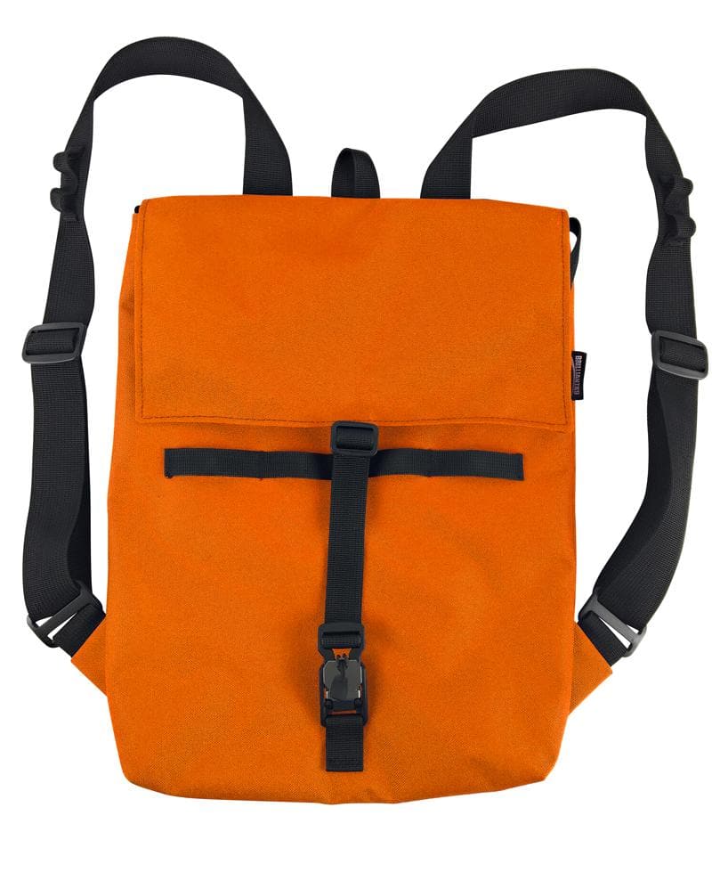 orange Custom Embroidered Backpack 