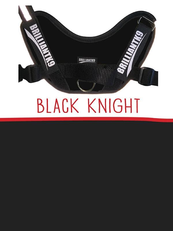 Stripper Service Dog Vest in black knight