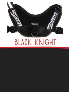 Lucy Toy Service Dog Vest in black knight
