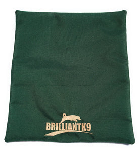 Green 36-Inch Embroidered Crate Pad Cover