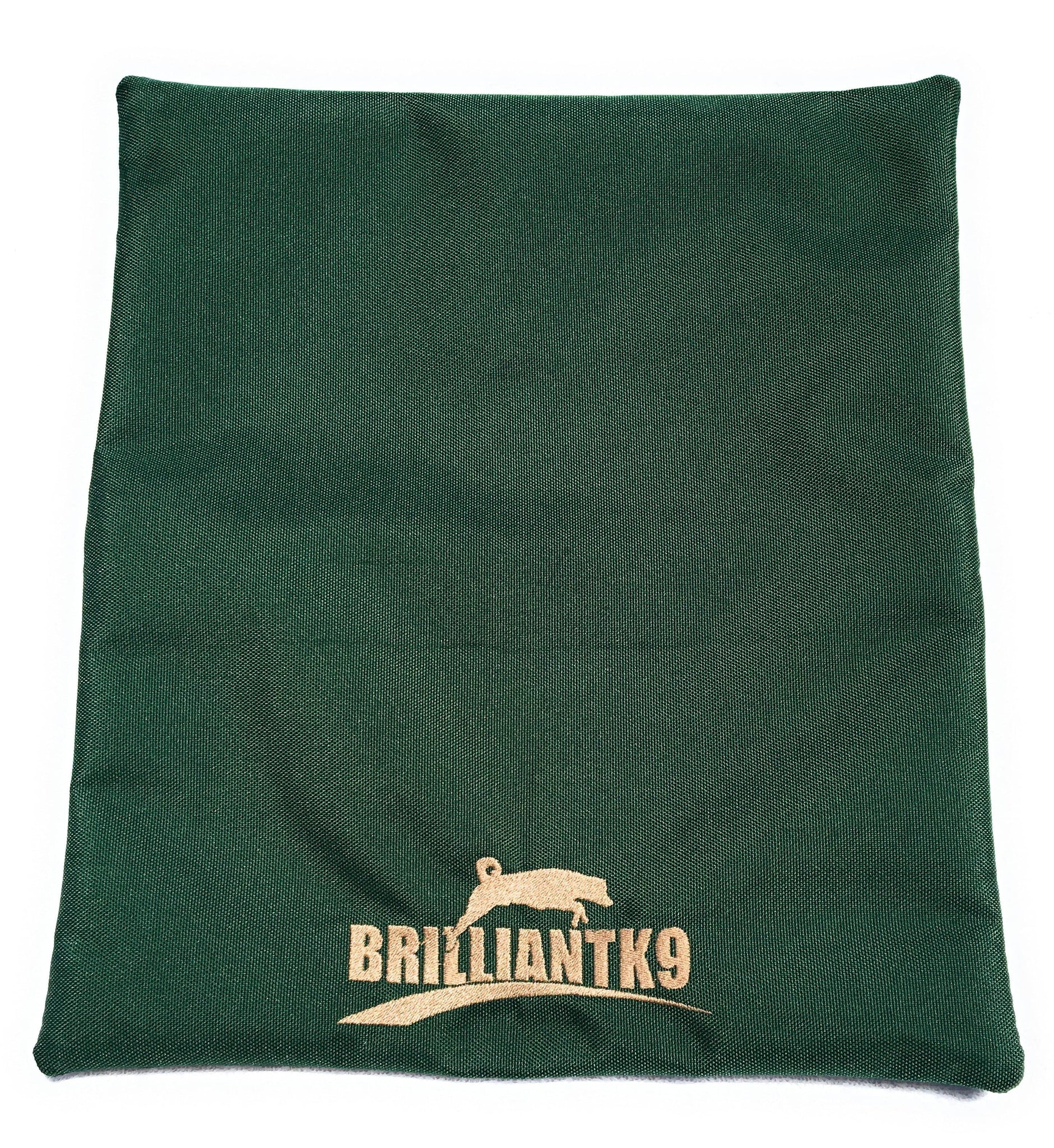 Green 24-Inch Embroidered Crate Pad Cover