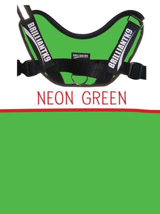 Dixie Service Dog Harness Vest in neon green