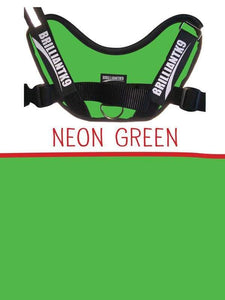 Snugg Medium Service Dog Vest in neon green