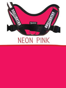 Lucy Toy Service Dog Vest in neon pink