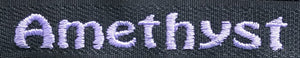 amethyst embroidery example