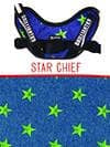 Oliver Little Dog Service Dog Vest in star chief