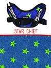 Finn Tiny Service Dog Vest in star chief
